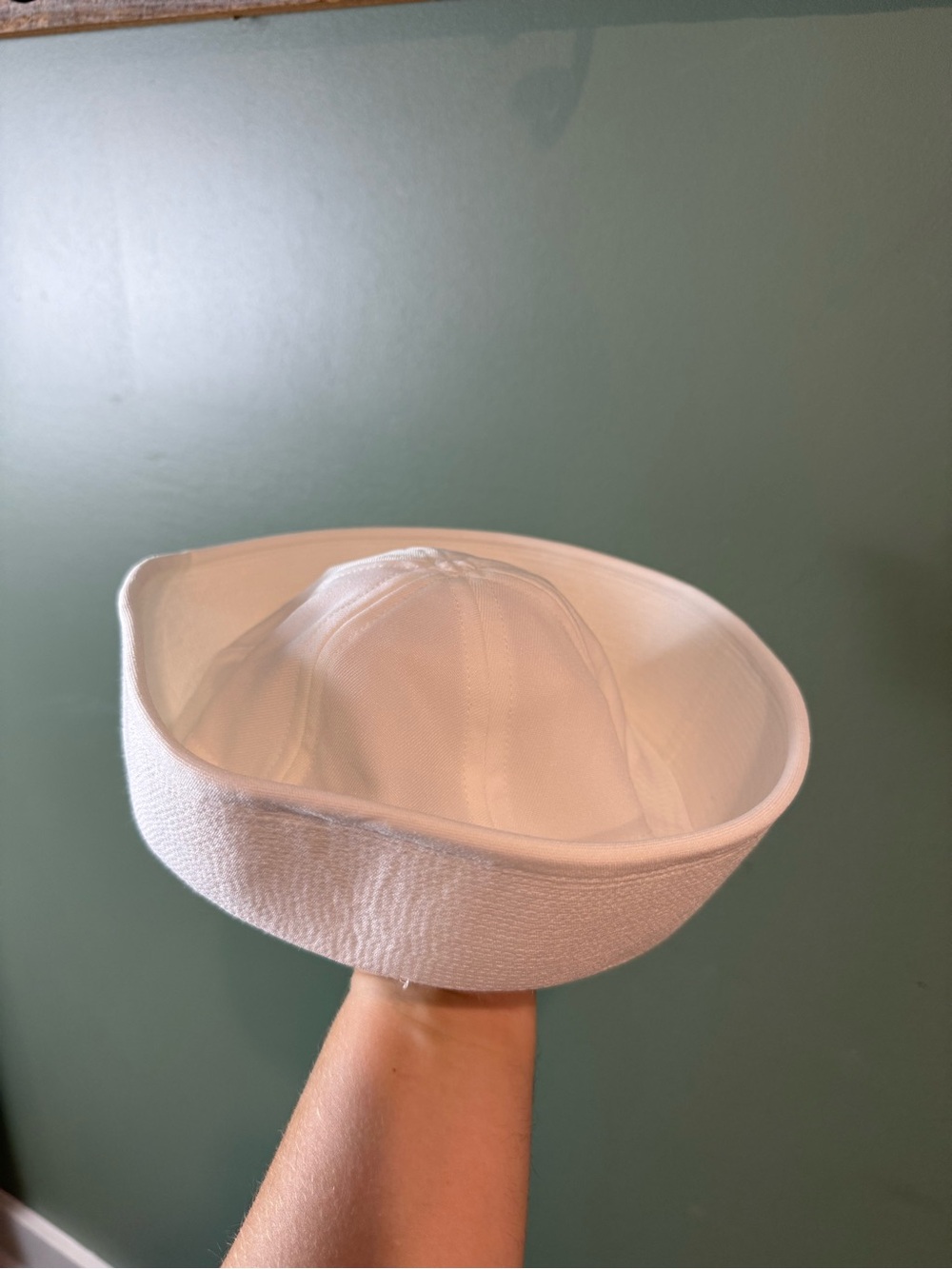 White Military US Navy Cup Hat 7,5 sz